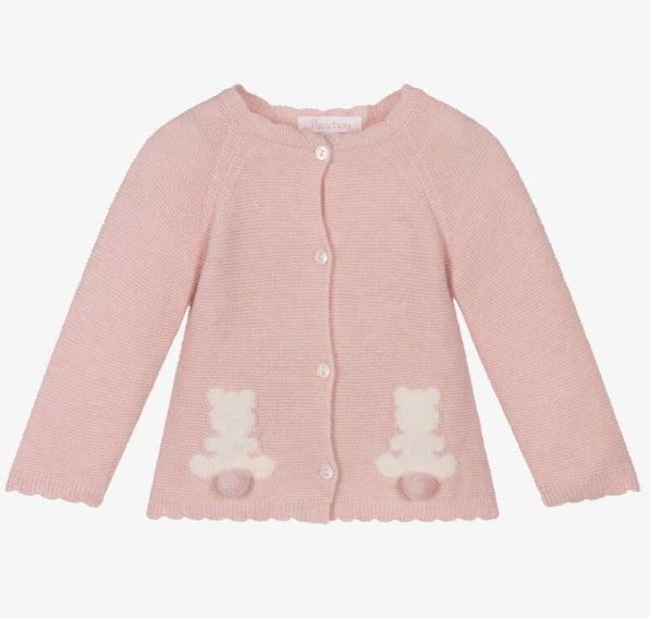 PATACHOU Baby Girls Pink Merino Wool & Cashmere Knit Set