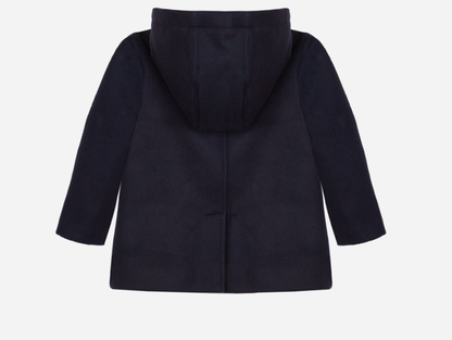 PATACHOU Blue Navy Muflon Coat