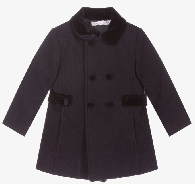 PATACHOU Boys Blue Traditional Coat