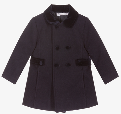 PATACHOU Boys Blue Traditional Coat