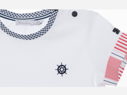 Patachou Cotton tshirt and shorts set