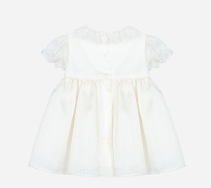PATACHOU Elegant beige dress with simple printing