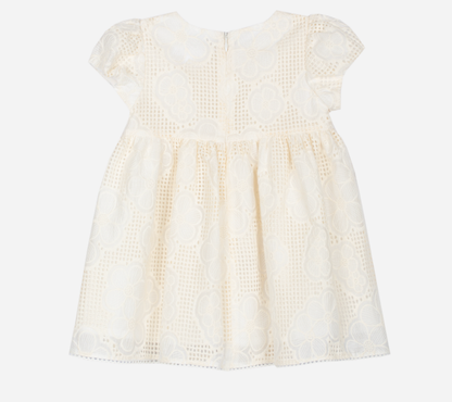 PATACHOU Elegant beige floral patterned dress