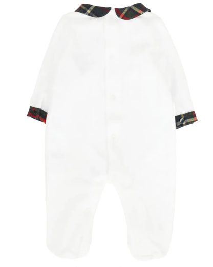 PATACHOU embroidered collar babygrow