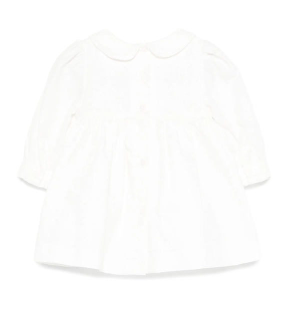 PATACHOU embroidered smocked dress
