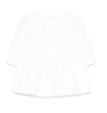 PATACHOU embroidered smocked dress