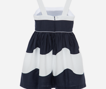 PATACHOU Nav Blue Dress with Details