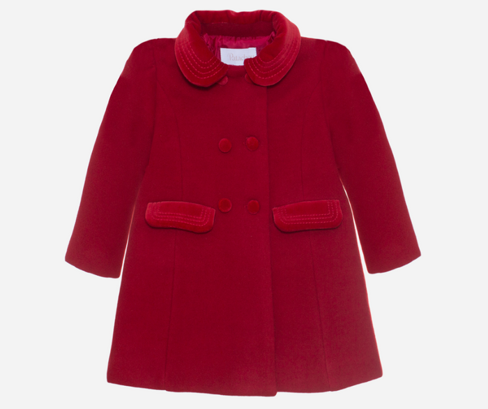 PATACHOU Red mouflon coat