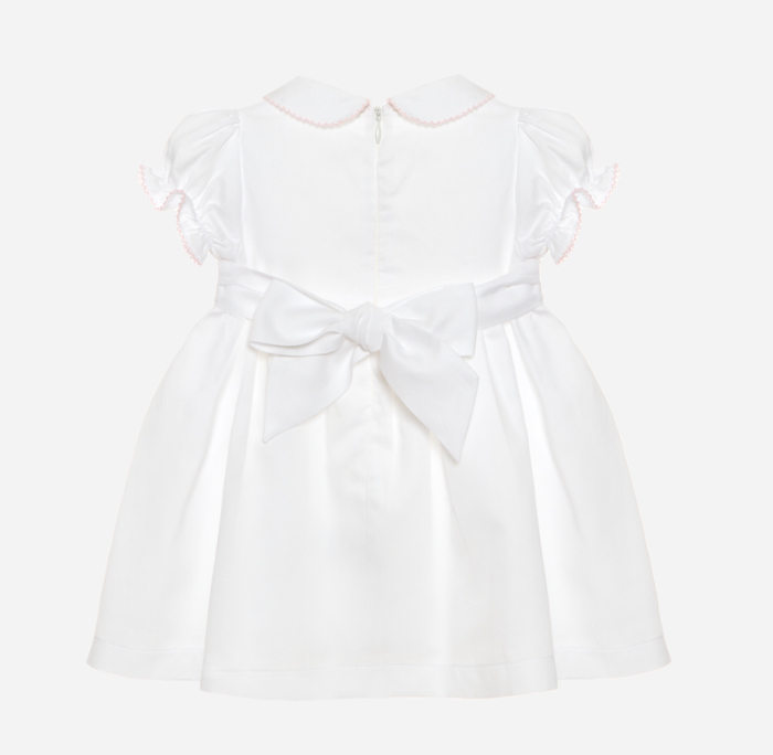 PATACHOU White dress made in cotton satin
