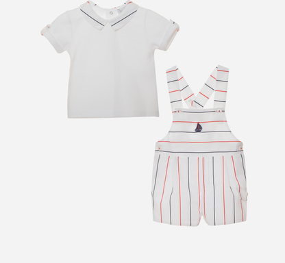 PATACHOU White striped baby boy set