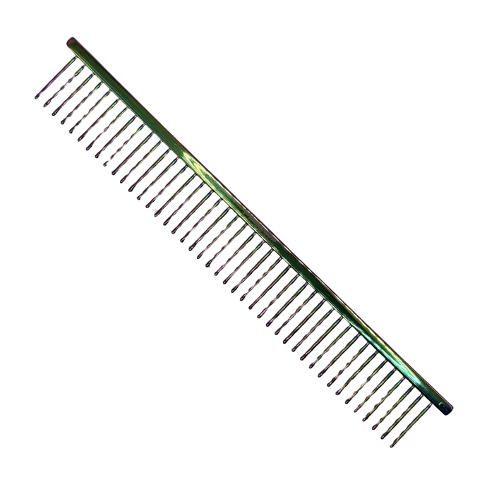 Pawfection Professional Multicolor Titanium Coarse Comb 6.5"