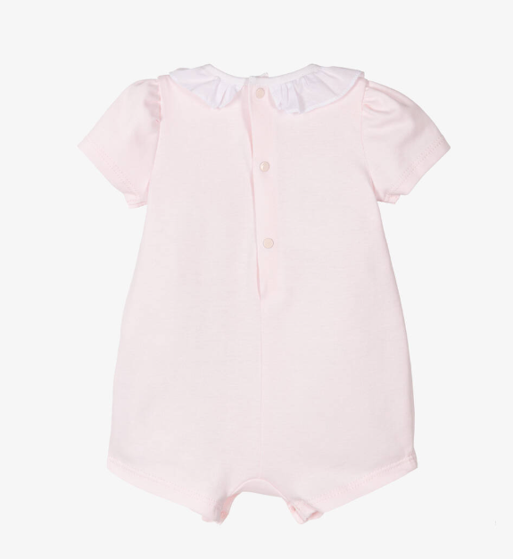 PAZ RODRIGUEZ Baby Girls Pink Cotton Shortie