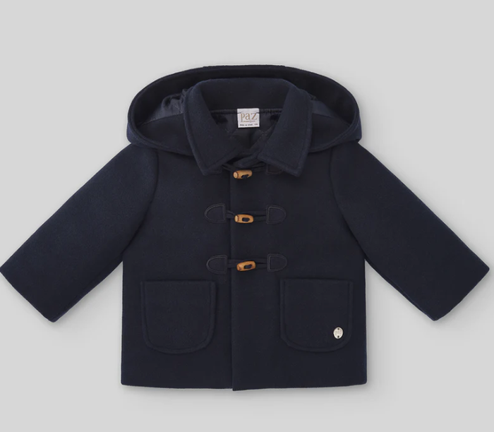 PAZ RODRIGUEZ Blue Essential Duffel Coat