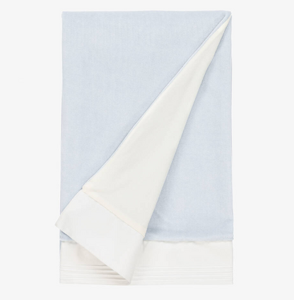 PAZ RODRIGUEZ Blue Velour Baby Blanket (87cm)