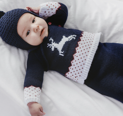 PAZ RODRIGUEZ Blue Wool 2 Piece Set