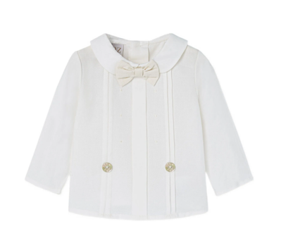 PAZ RODRIGUEZ bow-embellished pleated trouser set
