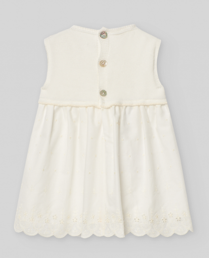 PAZ RODRIGUEZ embroidered tulle baby dress