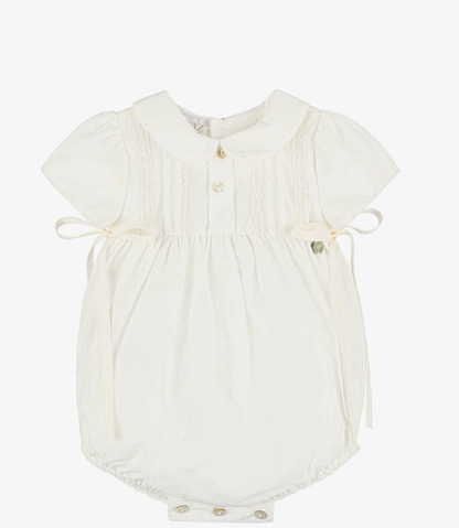 PAZ RODRIGUEZ Ivory Cotton Shortie