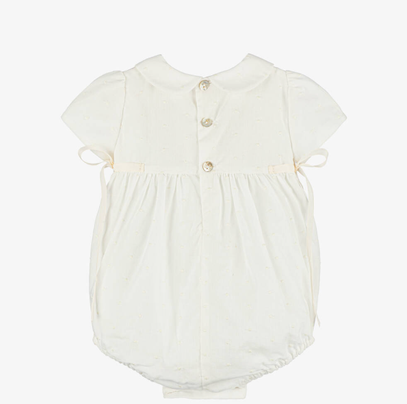 PAZ RODRIGUEZ Ivory Cotton Shortie