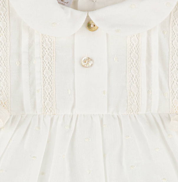 PAZ RODRIGUEZ Ivory Cotton Shortie