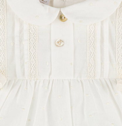 PAZ RODRIGUEZ Ivory Cotton Shortie