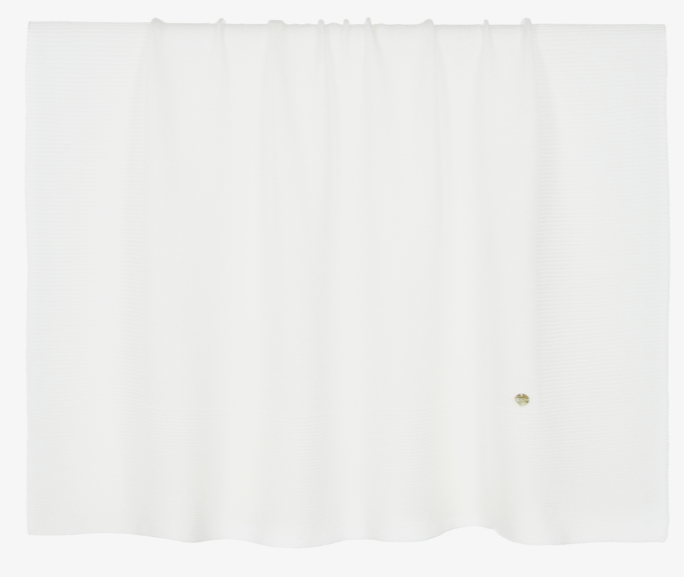 PAZ RODRIGUEZ Ivory Wool Baby Blanket (98cm)