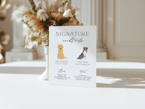 Pet Cocktails Sign