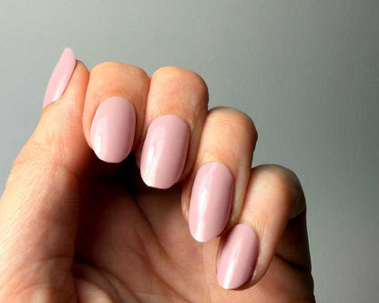 UV-Free Gel Nail Wraps – Misty Rose
