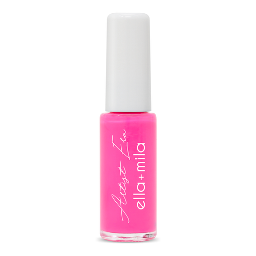 Pink Punch neon pink nail art liner polish with fine brush – ella+mila Artist Era