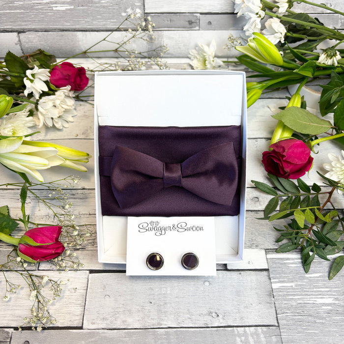 Plum Bow Tie