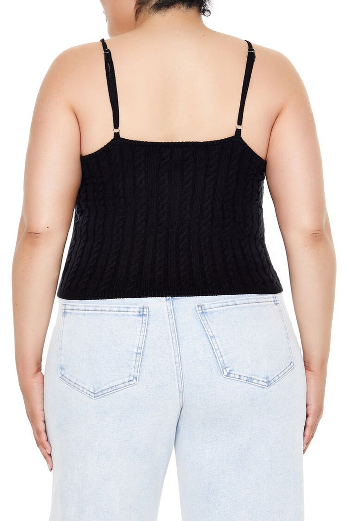 Plus Size Sweater-Knit Cami
