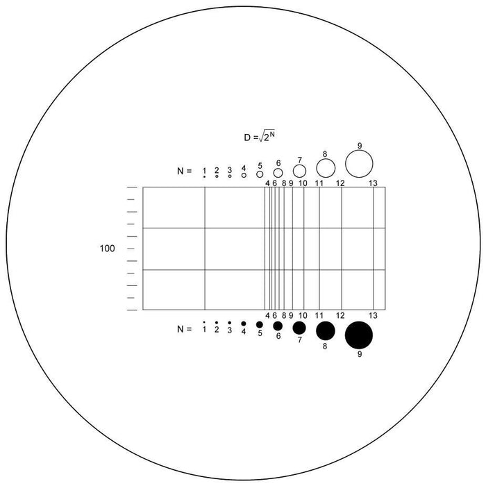 Porton Microscope Reticle KR-801