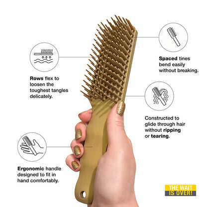 Detangling brush details