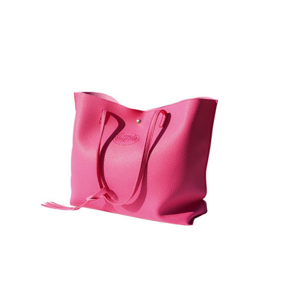 PuffCuff Yass Curl! Pink Tote Bag