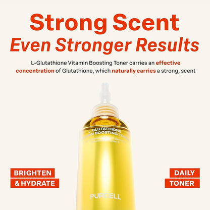 Purcell L - Glutathione Vitamin Boosting Toner 150ml تونر بورسيل إل - جلوتاثيون المعزز بالفيتامينات - Princess Cosmetics Qatar