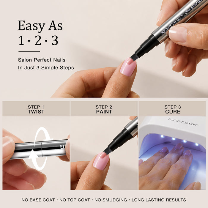 Pure Blanc | Pocket Salon™ One Step Gel Pen