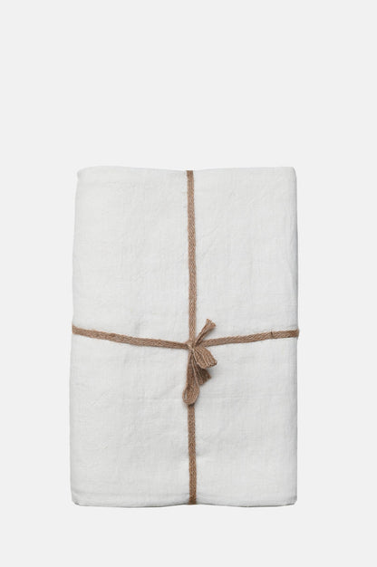 Walton and Co Pure Linen Tablecloth Porcelain.