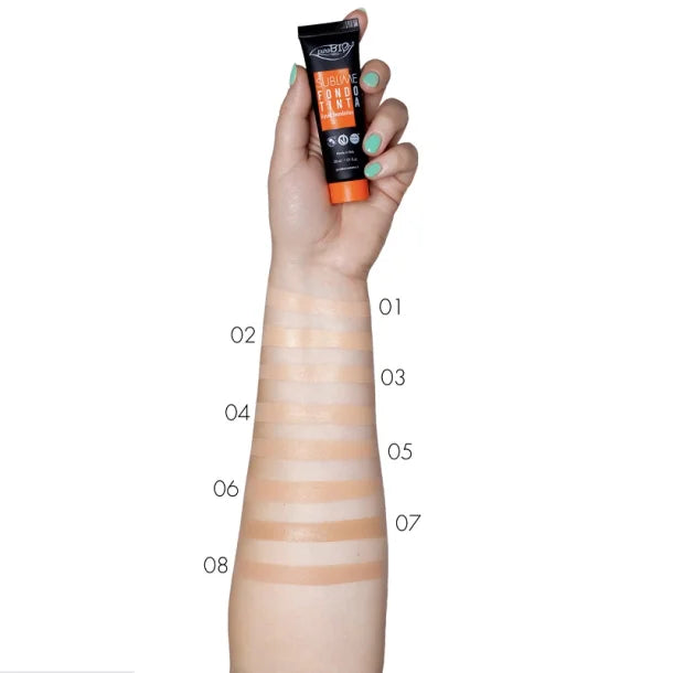 PUROBIO COSMETICS - SUBLIME LIQUID FOUNDATION - 08