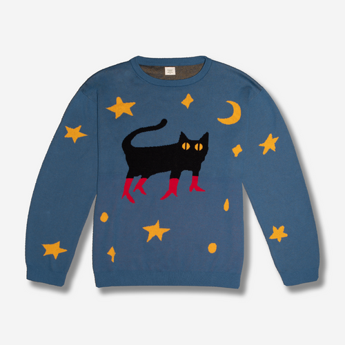 Puss in Boots Pullover Sweater - Bill Crisafi