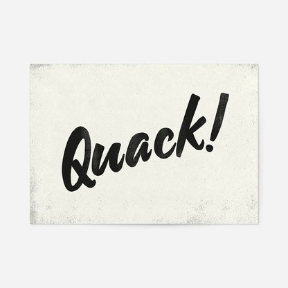 Quack Animal Noises Print