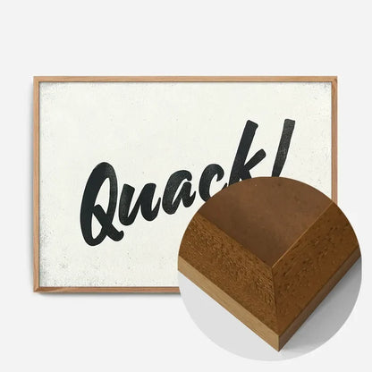 21x30cm | 8¼ x 11¾in / Oak Wood Frame