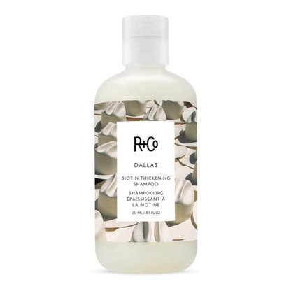 R+Co DALLAS shampoo, thickening shampoo for fine hair, volumizing shampoo for thin hair, root-lifting shampoo, shampoo for body and fullness, hair thickener shampoo, strengthening shampoo for flat hair, sulfate-free volume shampoo, biotin-rich shampoo, fuller hair shampoo
