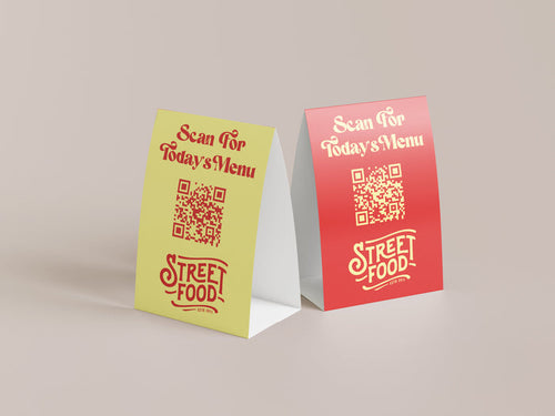 Restaurant Table Tent