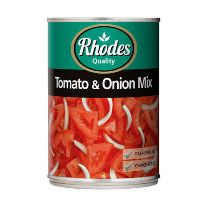 Rhodes Tomato & Onion Mix (410 g) from South Africa - AubergineFoods.com