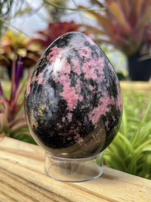 Rhodonite Crystal Egg - Sellers Choice