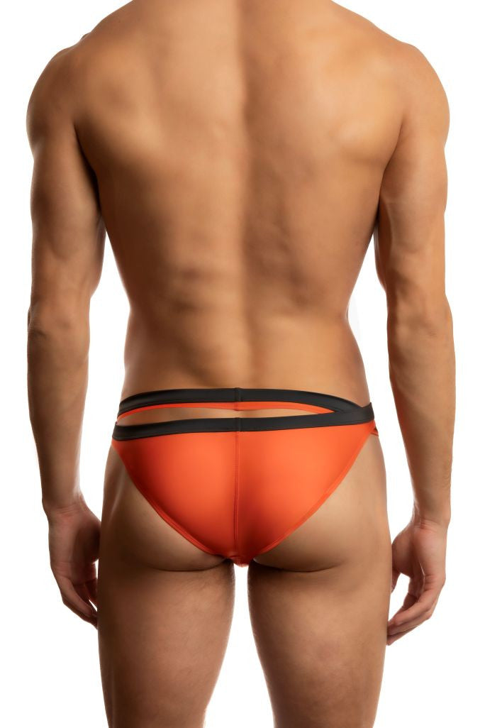 Jack Adams Rio Swim Brief in orange - premium,  fashionable and fun swimsuits, swim briefs, swim trunks and swim bikinis