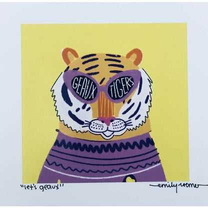 Emily Roemer Designs Prints - “Let’s Geaux”