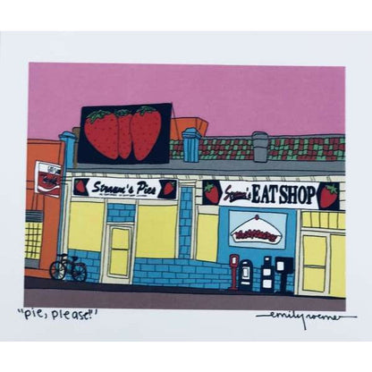 Emily Roemer Designs Prints - “Pie, Please!”