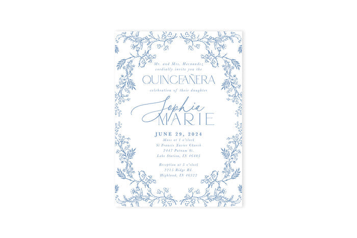 Royalty Blue Quinceañera