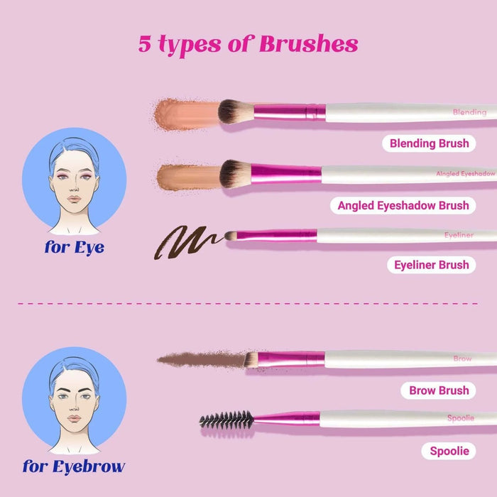 Ruby Kisses Eye Makeup Brush Set #RA02